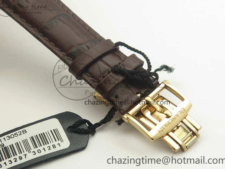 0519 Villeret 6669 RG HG 1:1 Best Edition White Dial On Leather Strap V UrbanStyle 8096